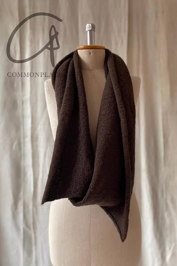 Daniel Andresen scarf AARON brown PDA15 pure cashmere